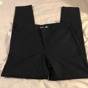 Pixie high rise full length black pants